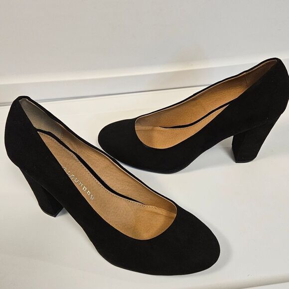 New without box Chinese Laundry Black Faux Suede Heels sz 11 - Picture 8 of 8